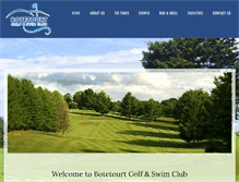 Tablet Screenshot of botetourtgolfswimclub.com